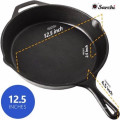 Gewürzte Gusseisen Küche Skillet 10.25 &quot;Bratpfanne Kochen Deep Black